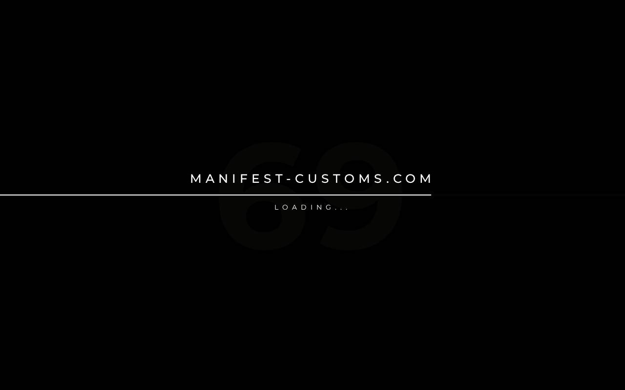 Снимок главной страницы manifest-customs.com